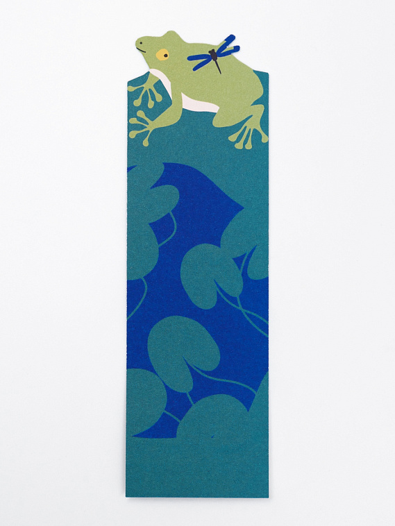 Закладка фигурная "ЗМ. Лягушка" 606x758